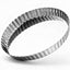 Sartén tartas 9.5pulg acero inox quiche reutilizable plateado