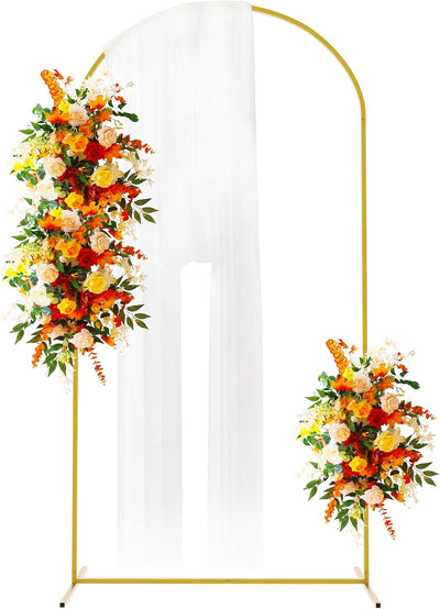 Soporte arco metal 2m color dorado para globos boda y fiesta