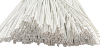 300 Lazos Plástico para Plantas 8pulg Blanco