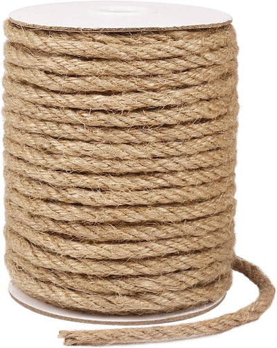Cuerda yute 6mm 20m para manualidades jardinería gatos decoración