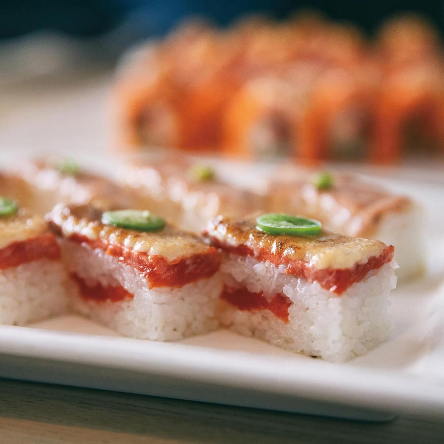 Prensa sushi madera hinoki set 10 pzas 9.4pulg