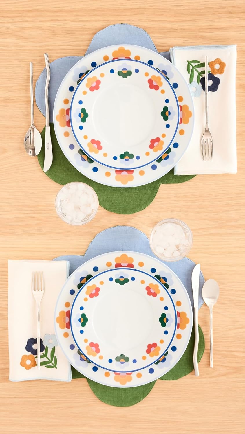 Set 4 Platos Ensalada Mujer