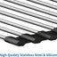Estante triangular para secar platos en fregadero con soporte para esponja