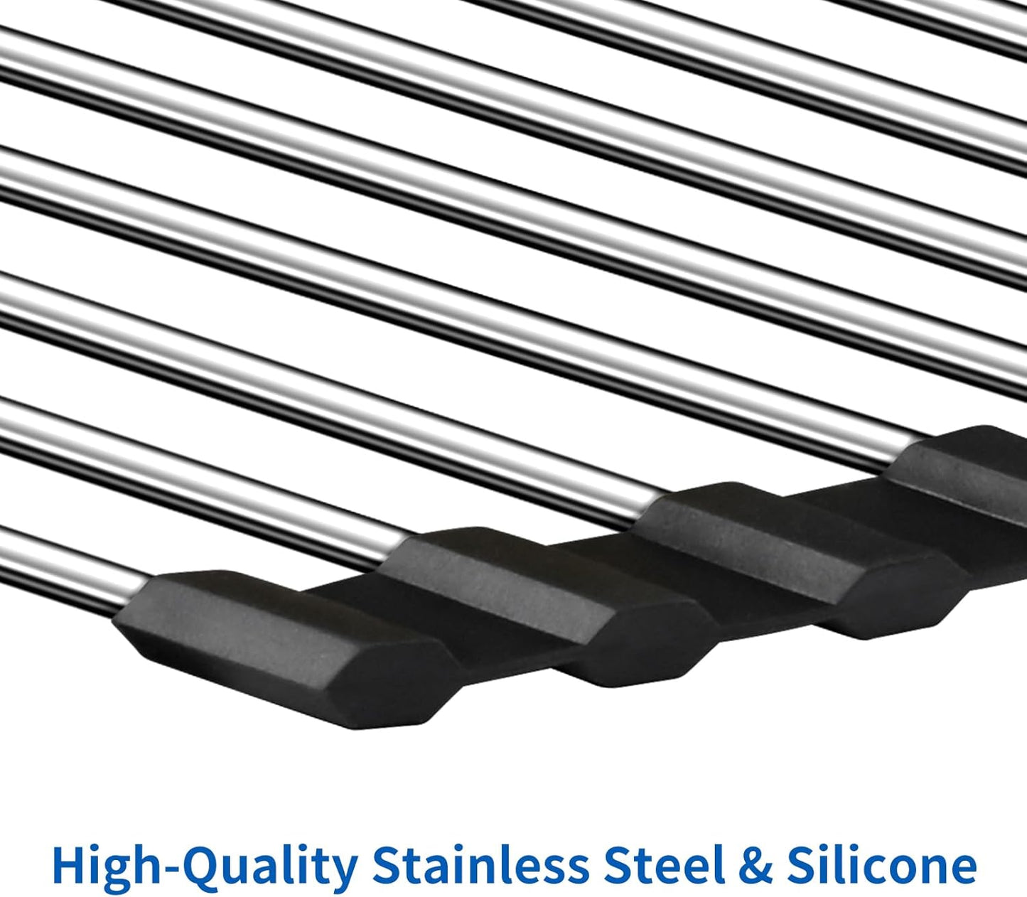 Estante triangular para secar platos en fregadero con soporte para esponja
