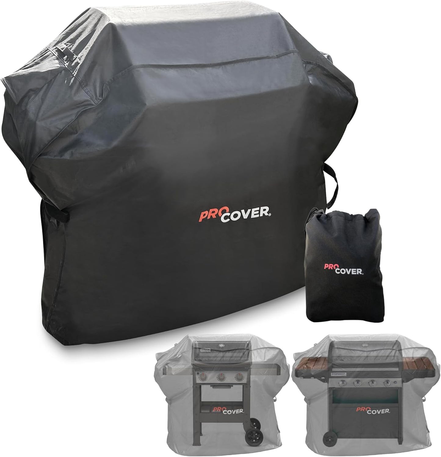 Funda barbacoa tela Oxford 600D impermeable 64pulg