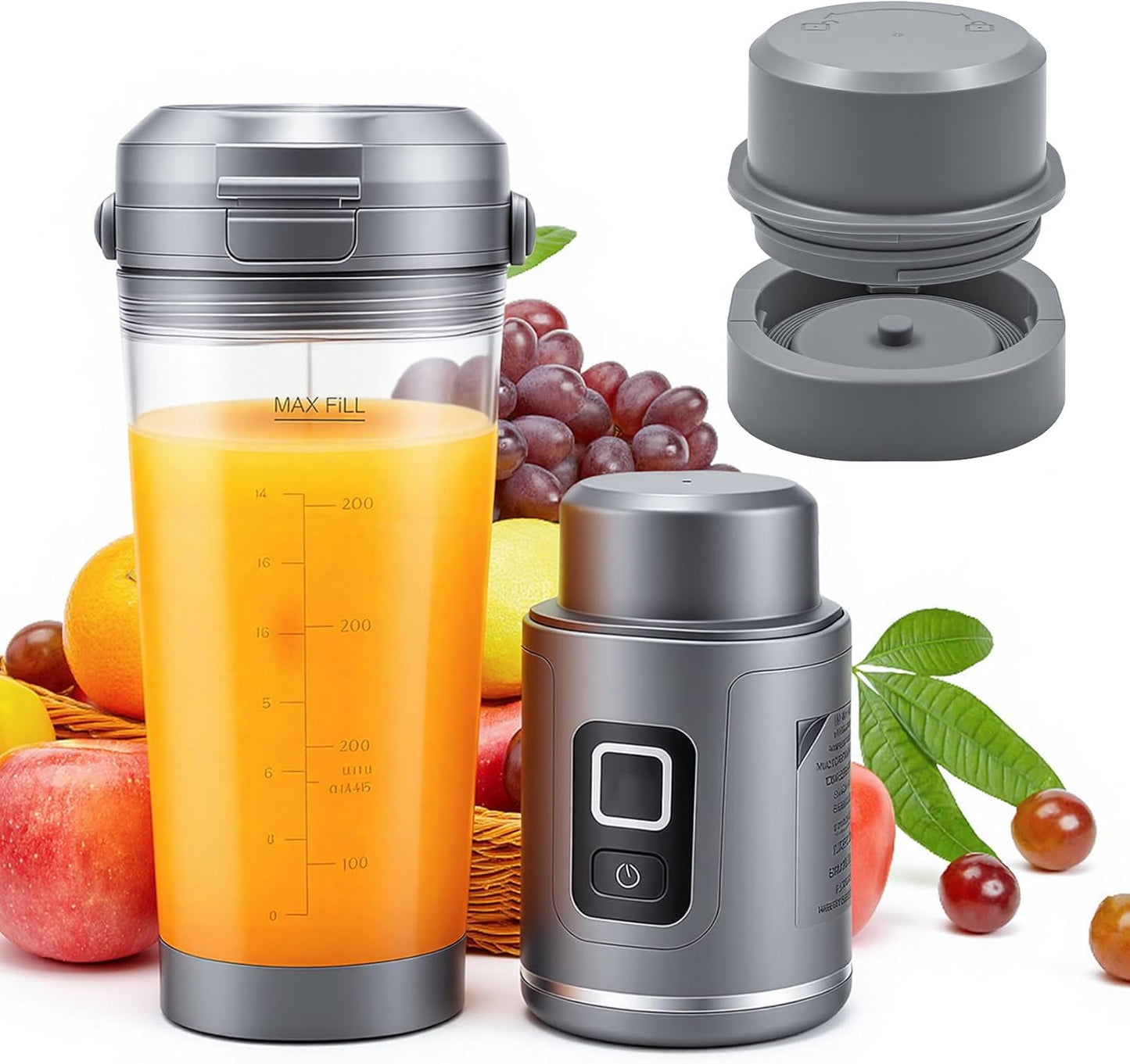 Juego tapa y cuchilla para recipiente compatible con Ninja Blast BC100/BC151 sin BPA
