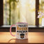 Taza cerámica para amantes del Rottweiler Rosa/Blanca