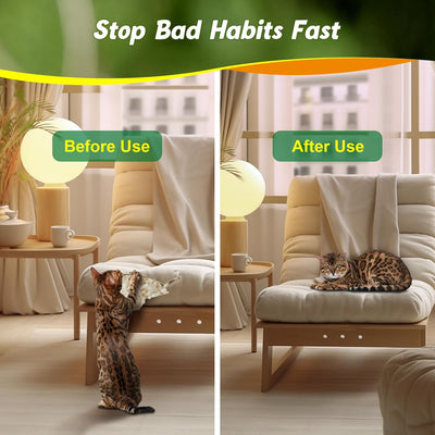 Spray disuasorio para gatos antiarañazos interiores y exteriores