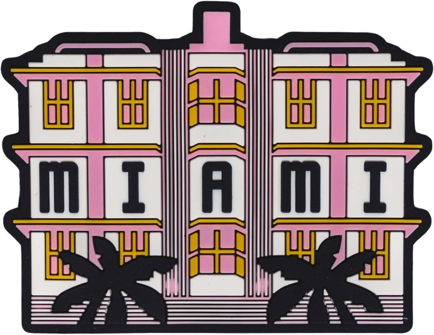 Imán para refrigeradora de PVC Miami y Florida