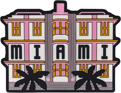 Imán para refrigeradora de PVC Miami y Florida