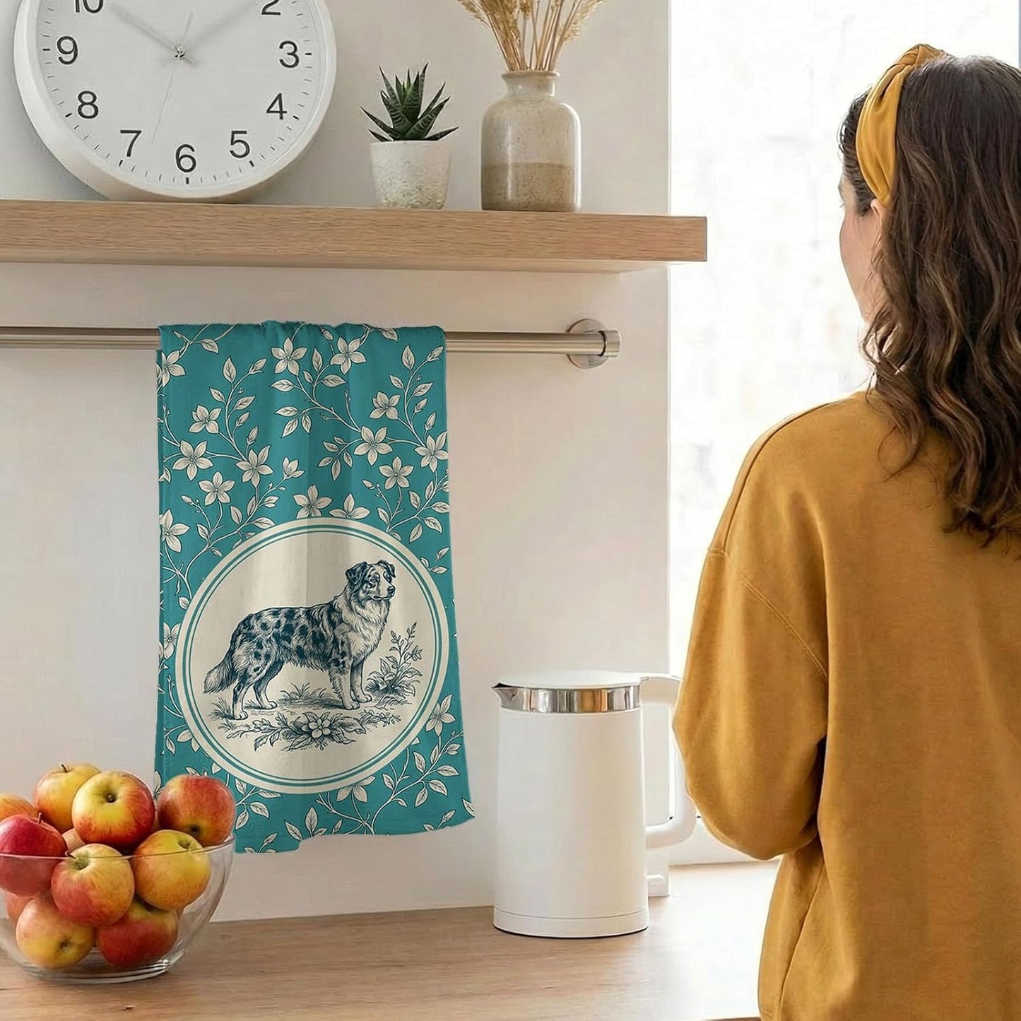 Toallas cocina para perros amantes 2 Pzas decorativas