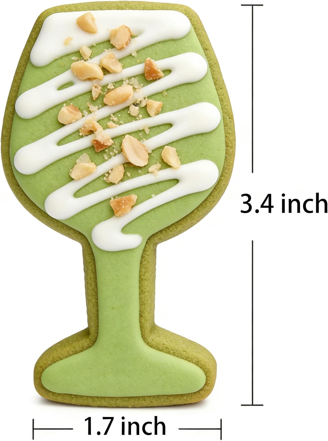 Cortador galletas forma copa vino