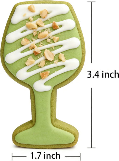 Cortador galletas forma copa vino