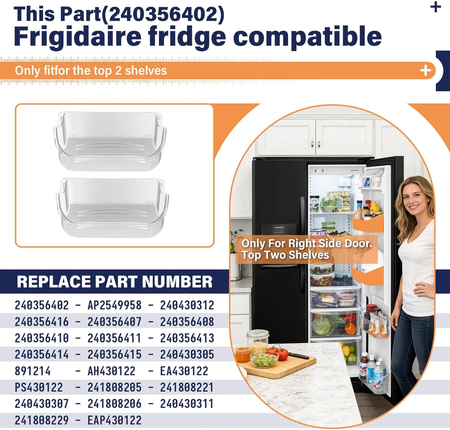 Contenedor puerta refrigerador Frigidaire FFSS2615TS0