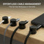 Organizador magnético cables set 8 negra mesa noche auto