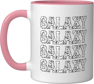 Taza Cerámica Rosa/Blanca
