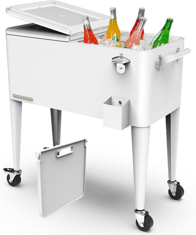 Enfriador fiesta con divisor 80qt 36 horas bandeja servir