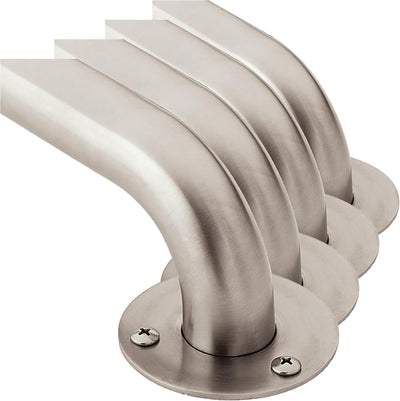 Barra seguridad baño acero inox 24pulg set 4