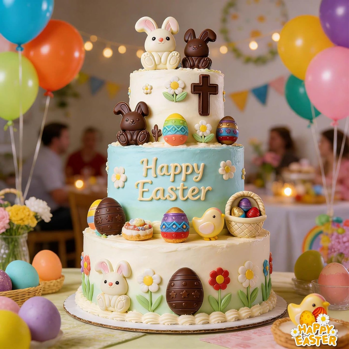 Moldes silicona 30 cavidades conejo y flores para chocolate Pascua
