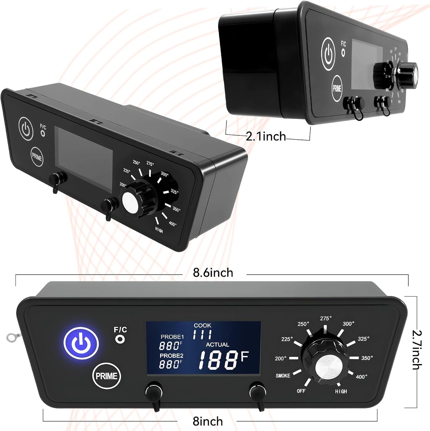 Kit controlador parrilla Pit Boss termostato digital