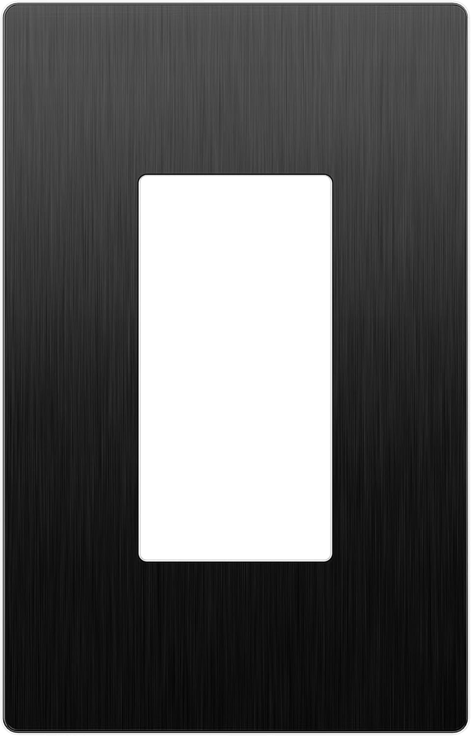 Placa pared acero inox moderna sin s tamaño mediano
