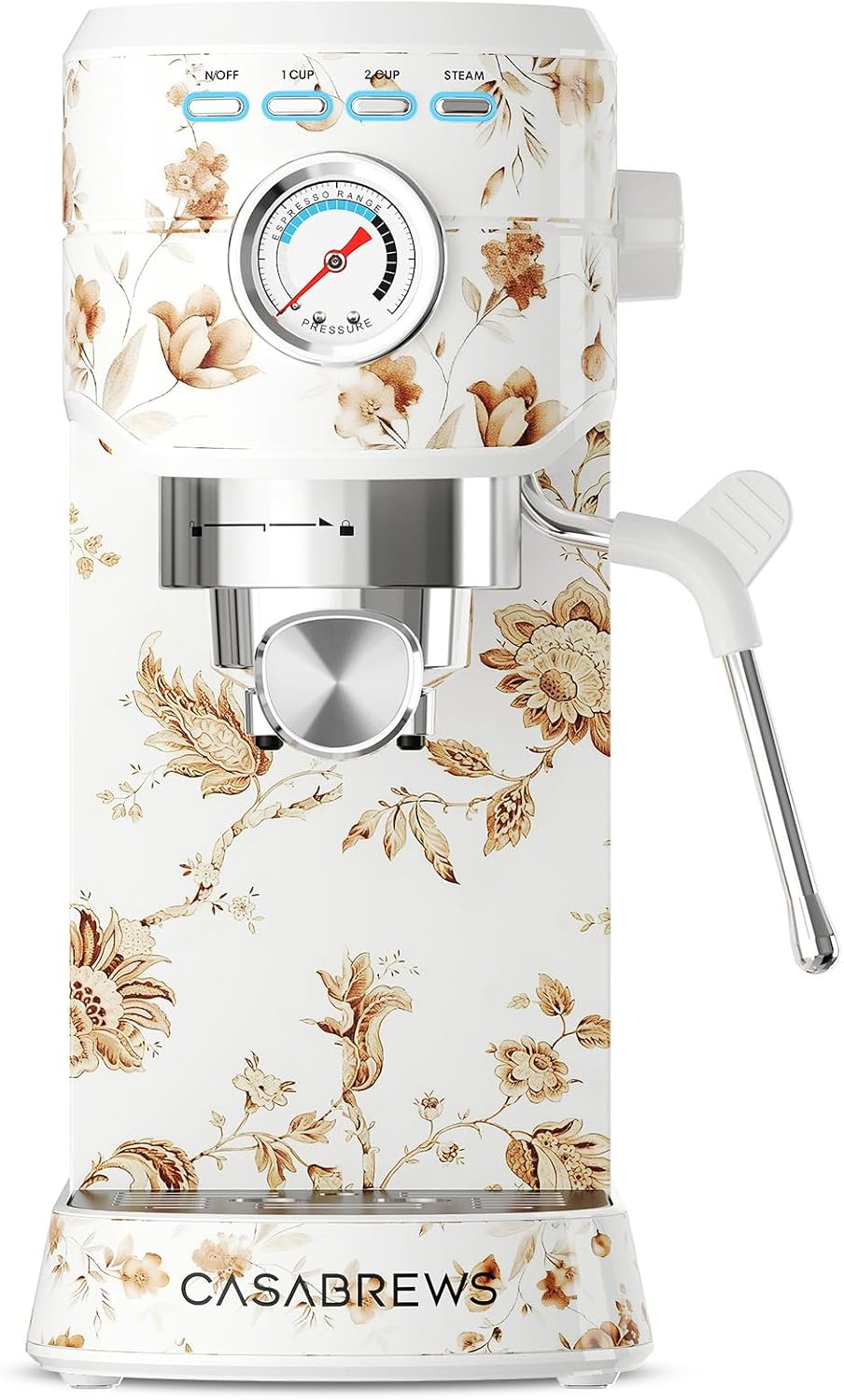 Máquina Espresso 20 Bar Acero Inox 34oz Blooming Ivory