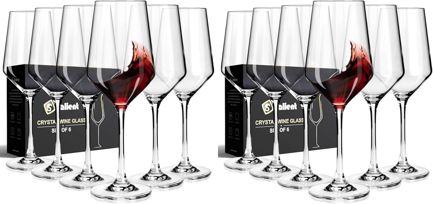 Set 6 Vinos Cristal Saliendo 14oz Regalo