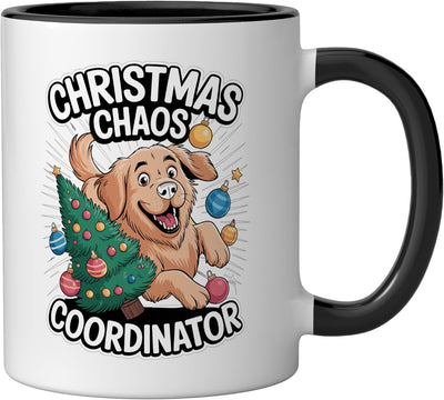 Taza Cerámica Perro Labrador Humor Negro/Blanco