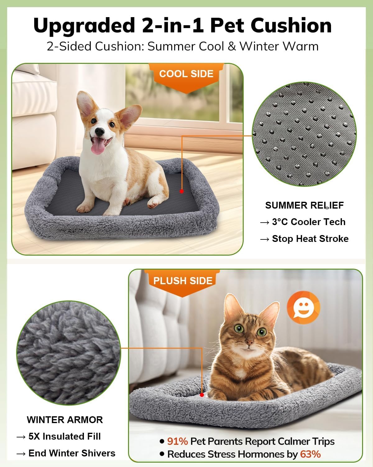 Bolsa transporte gatos grandes y cachorros medianos