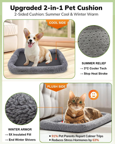 Bolsa transporte gatos grandes y cachorros medianos