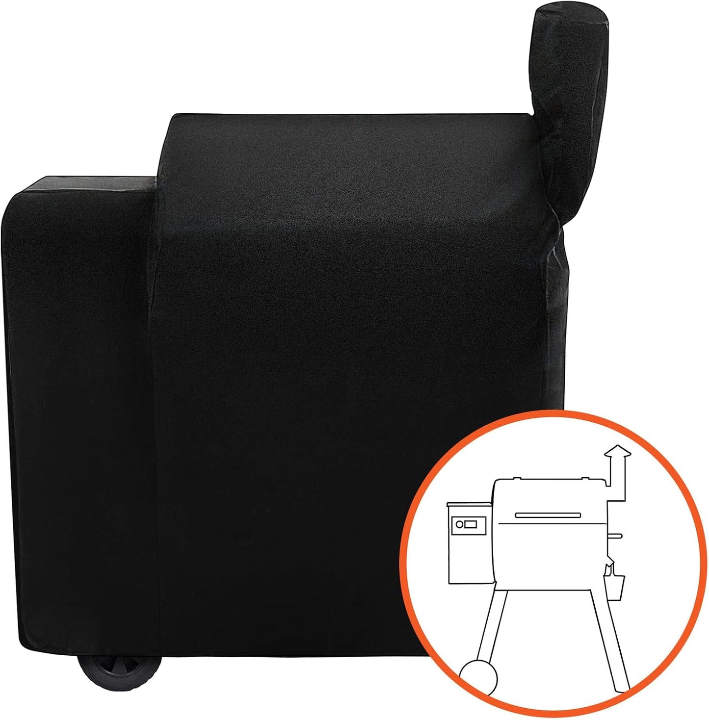 Funda parrilla pellets madera Traeger 22 resistente agua