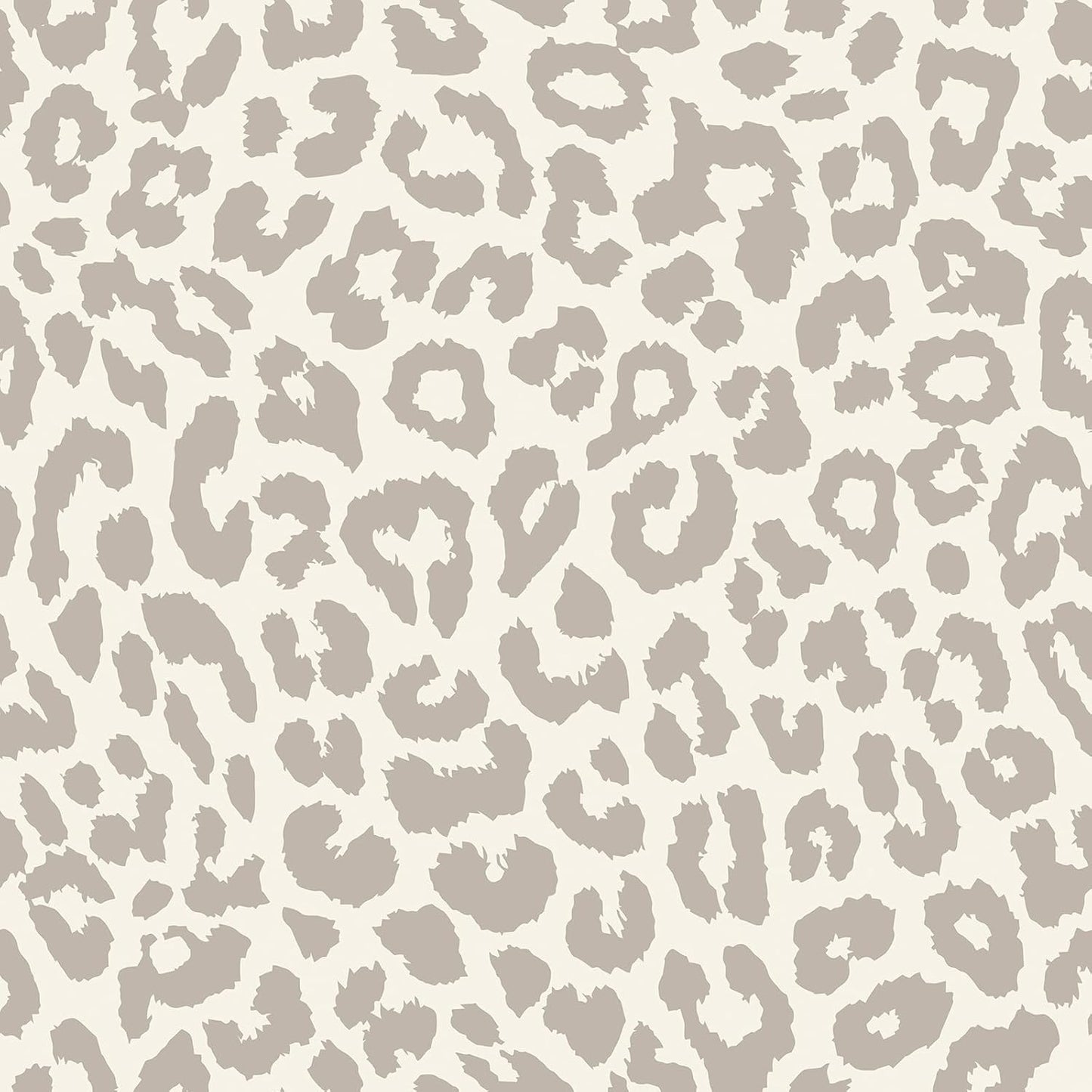 Papel tapiz autoadhesivo estampado guepardo neutro color crema