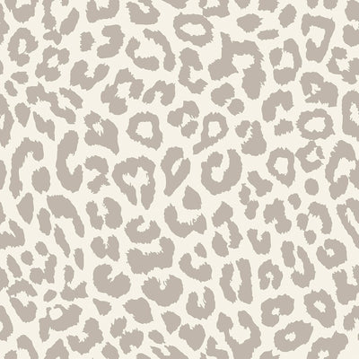 Papel tapiz autoadhesivo estampado guepardo neutro color crema