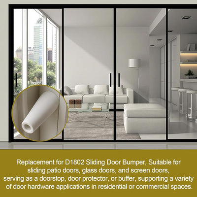 Tapón antigolpes puerta corrediza D 1802 2-5/8pulg blanco