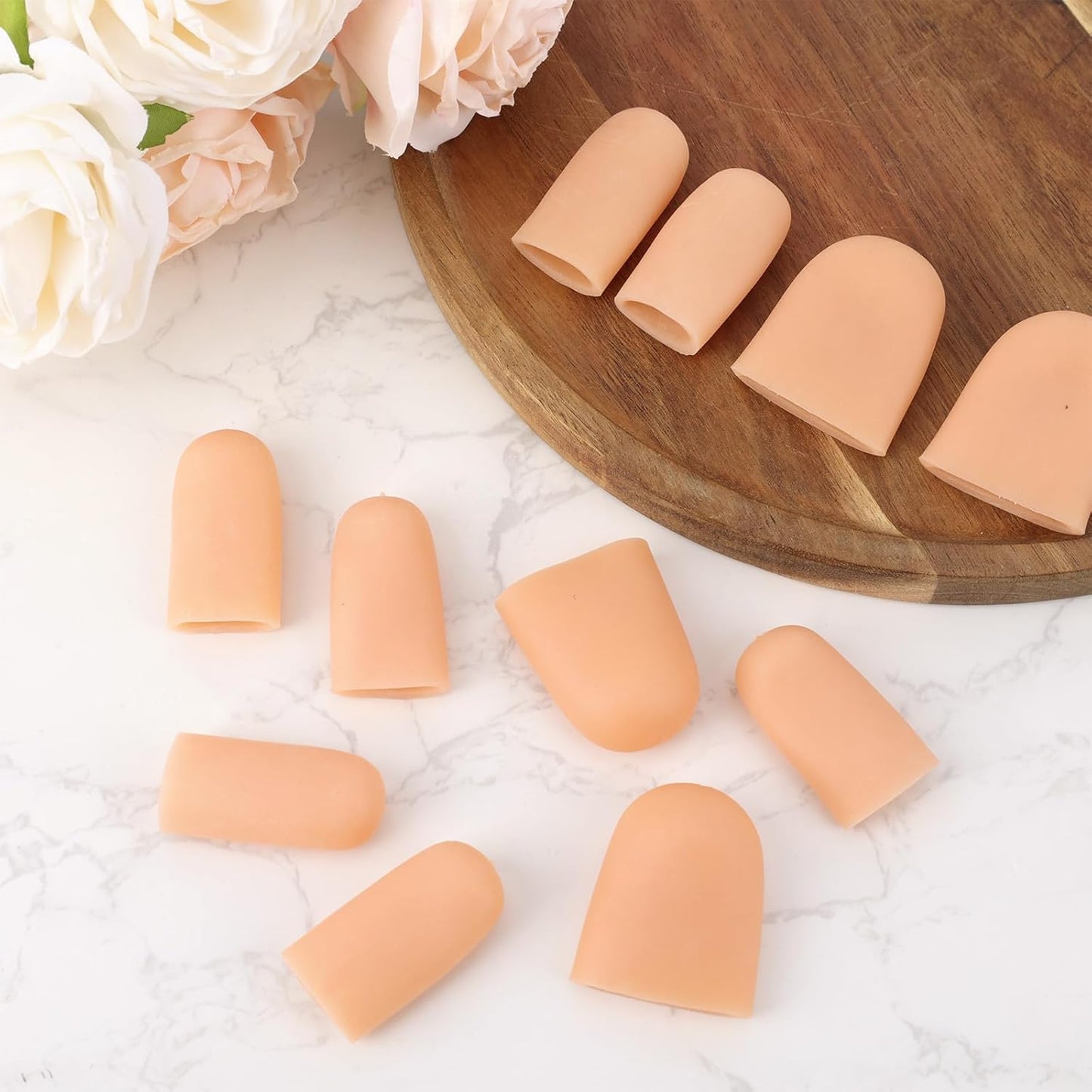 20 Protectores Silicona Dedos Reutilizables