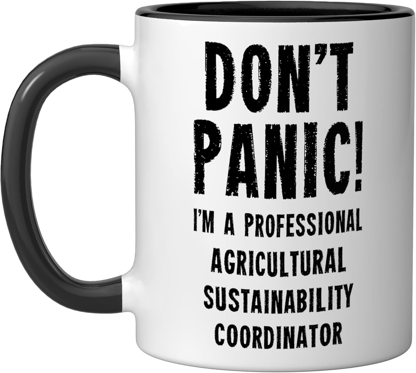 Taza Cerámica Coordinador Sostenibilidad Agrícola Negro/Blanco