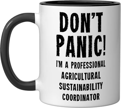 Taza Cerámica Coordinador Sostenibilidad Agrícola Negro/Blanco
