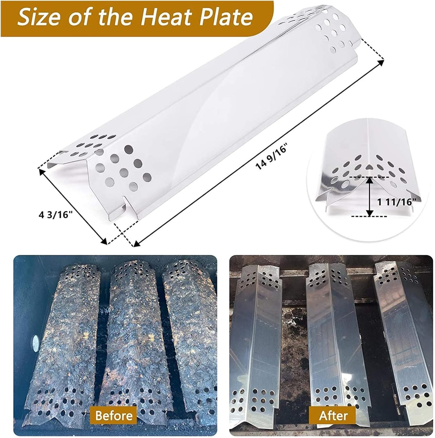 Repuesto placas y quemadores Nexgrill 720-0864