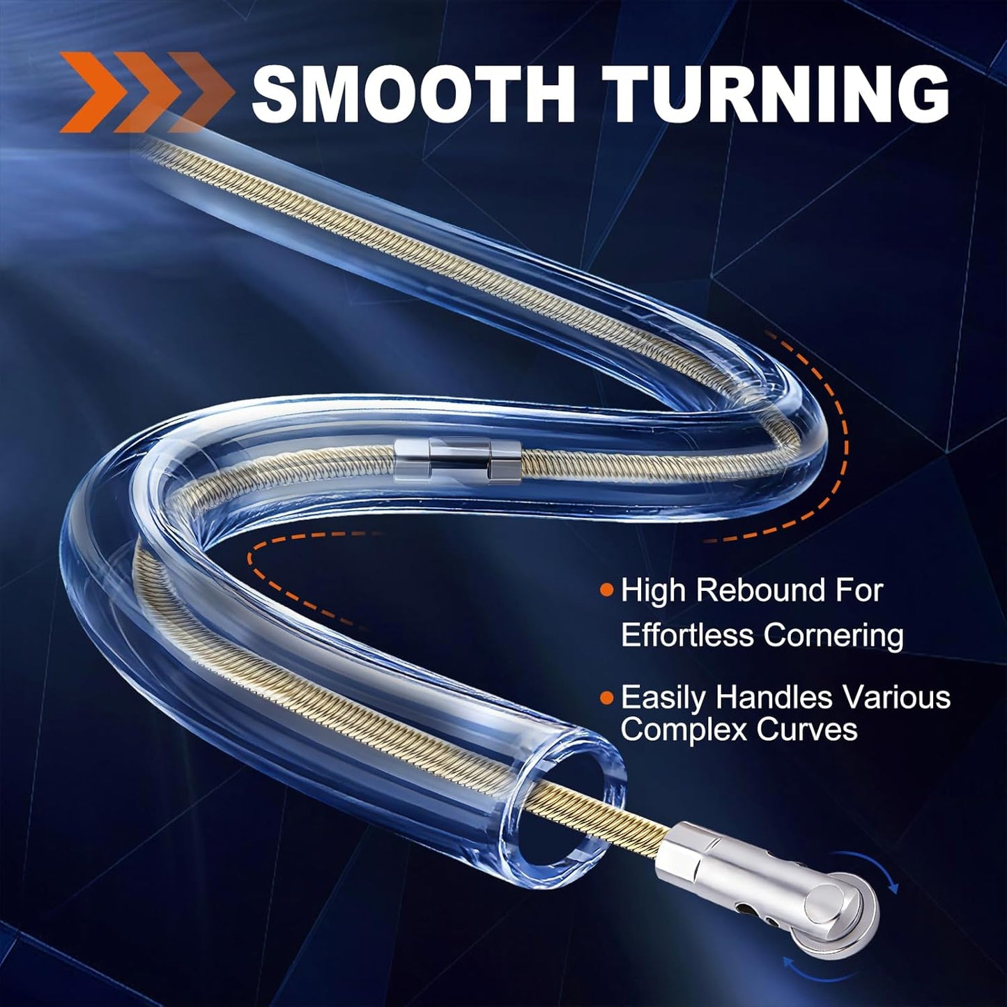 Extractor alambre eléctrico 16.4pies con polea