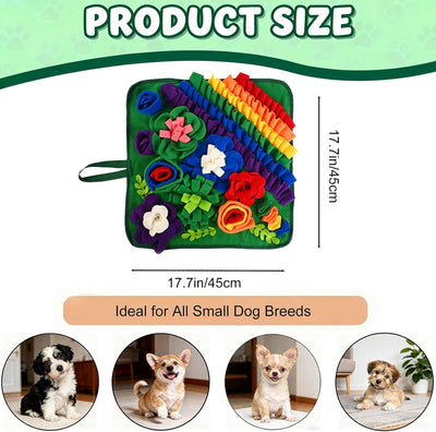Tapete olfateo mascotas 17.7x17.7pulg juguete rompecabezas
