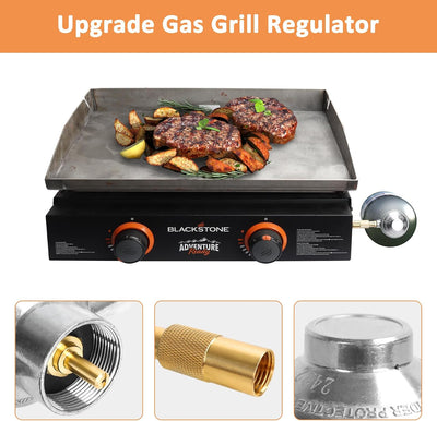 Regulador parrilla gas para Blackstone 17-22pulg Adventure Ready