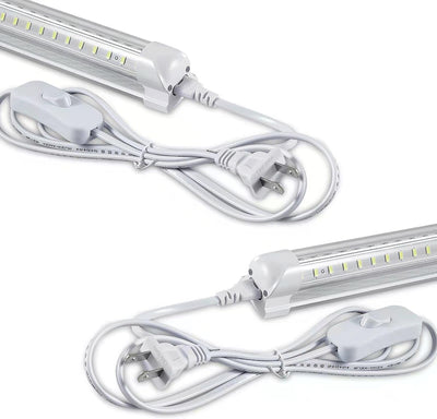 2 Pzas Lámpara T8 LED Garaje 6000K