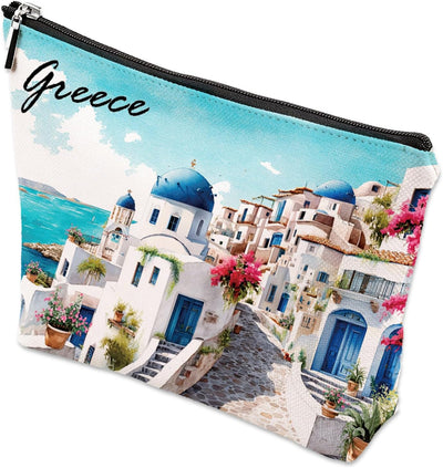 Bolsa maquillaje impermeable regalo griego para viaje