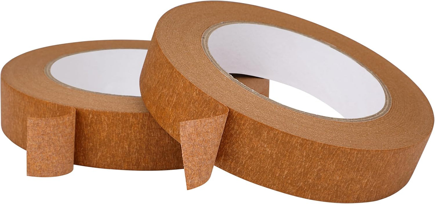 Pack 2 Cintas Pintor Marrón 1pulg x 55yd