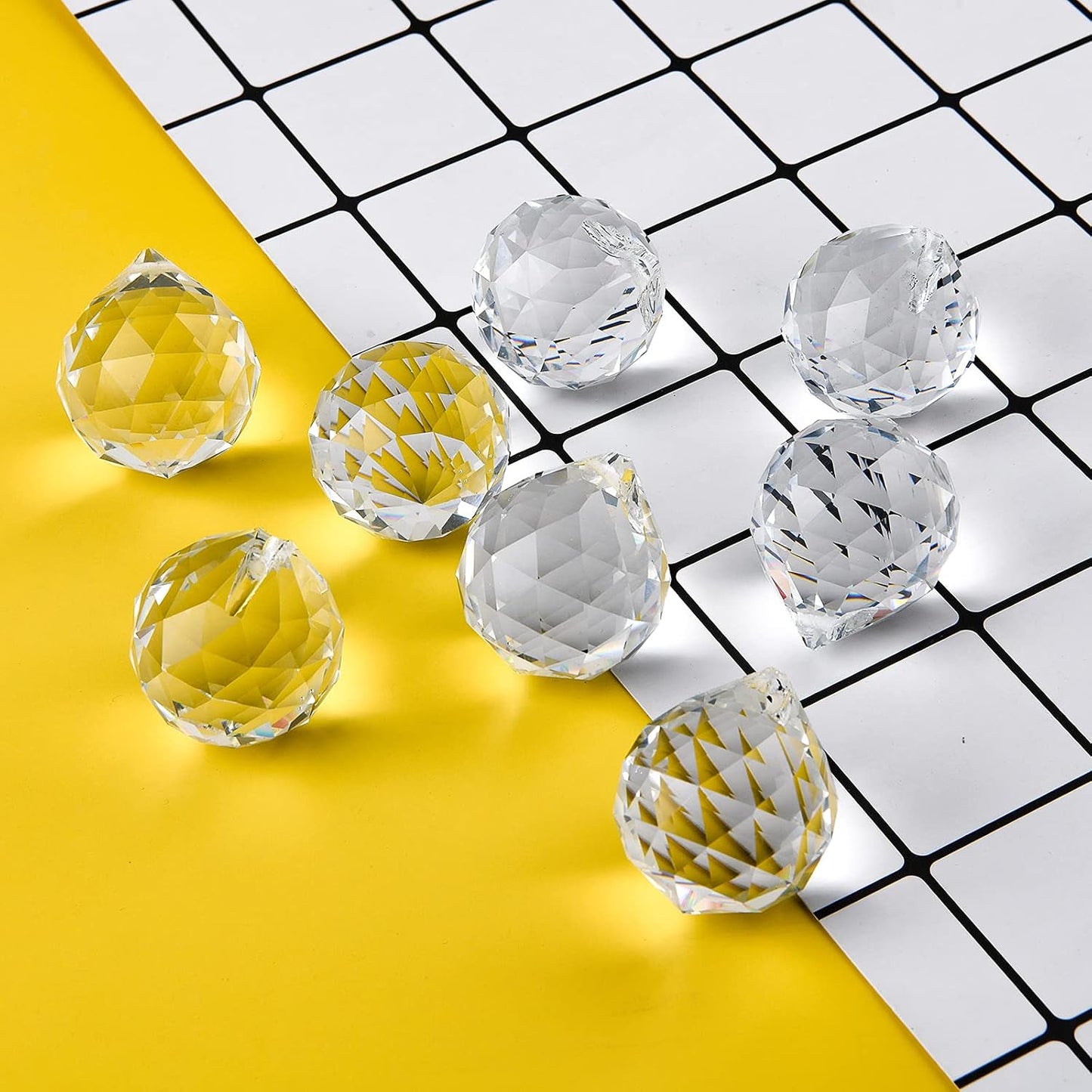 Atrapasoles cristal 24uds 0.787pulg decoración ventanas