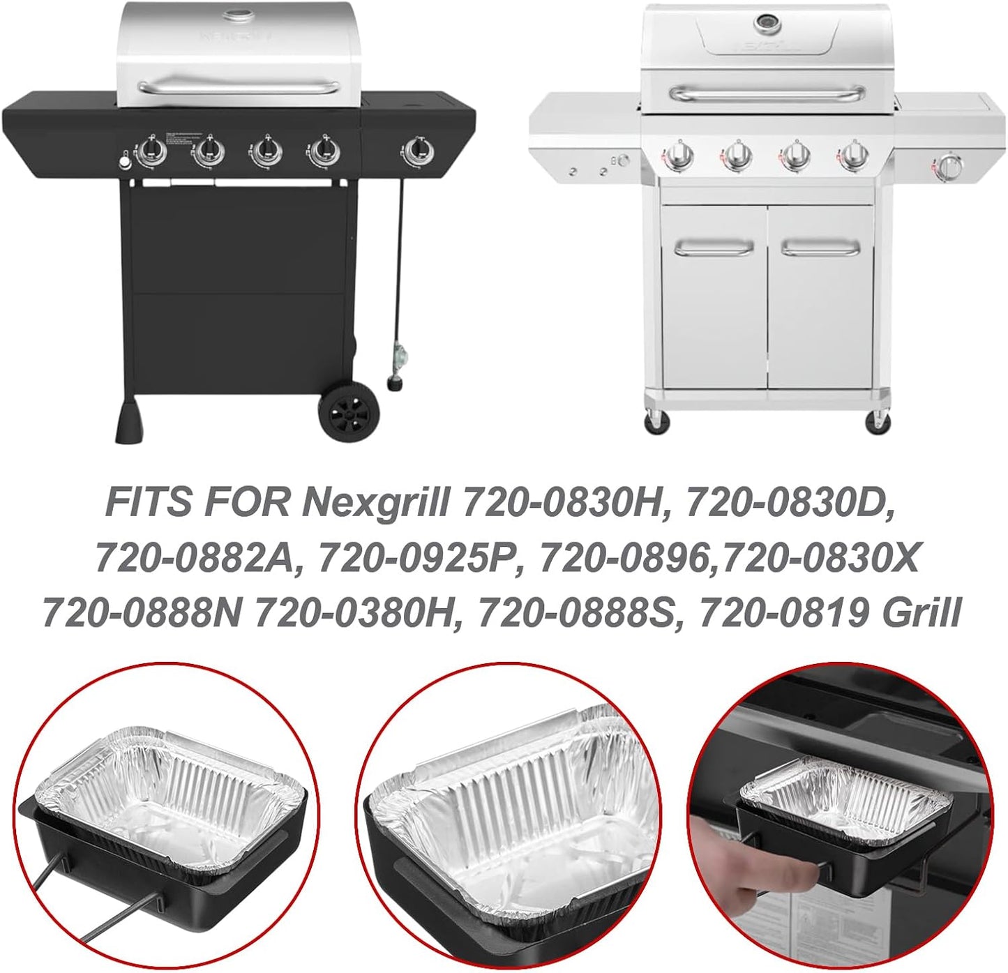 Bandeja goteo grasa Nexgrill 720-0830H