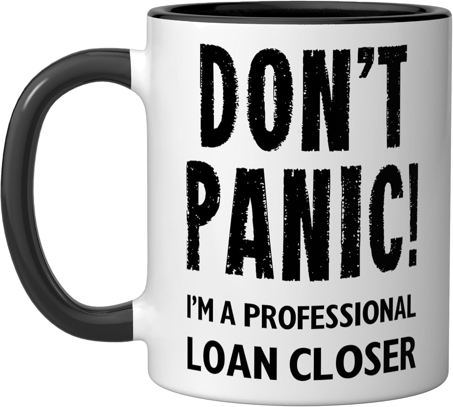 Taza Cerámica Loan Closer Negro/Blanco
