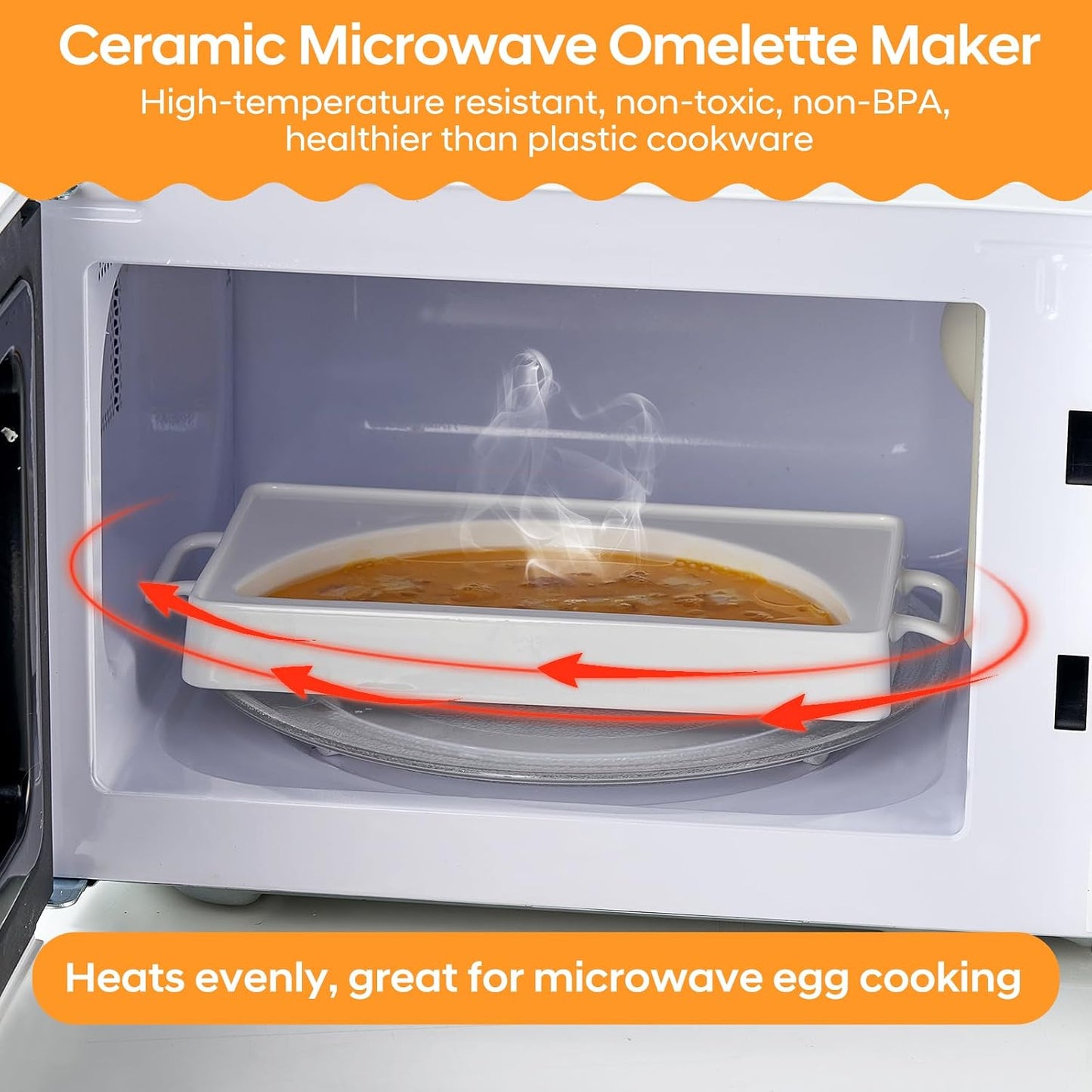 Máquina tortilla cerámica microondas antiadherente sin BPA