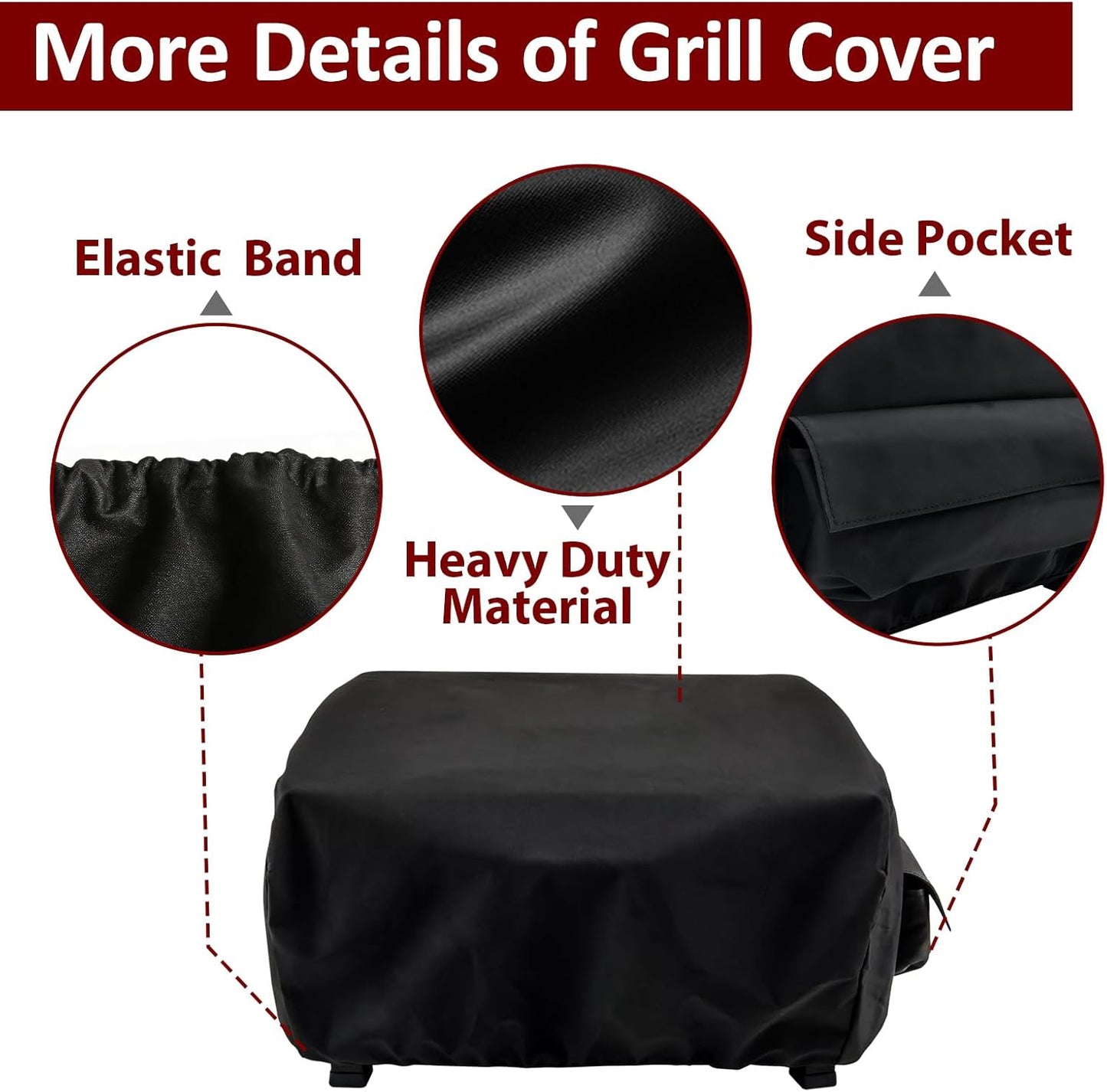 Cubierta parrilla Traeger Ranger Scout Trailhead 600D impermeable