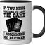 Taza Cerámica Euchre Partner Negro/Blanco